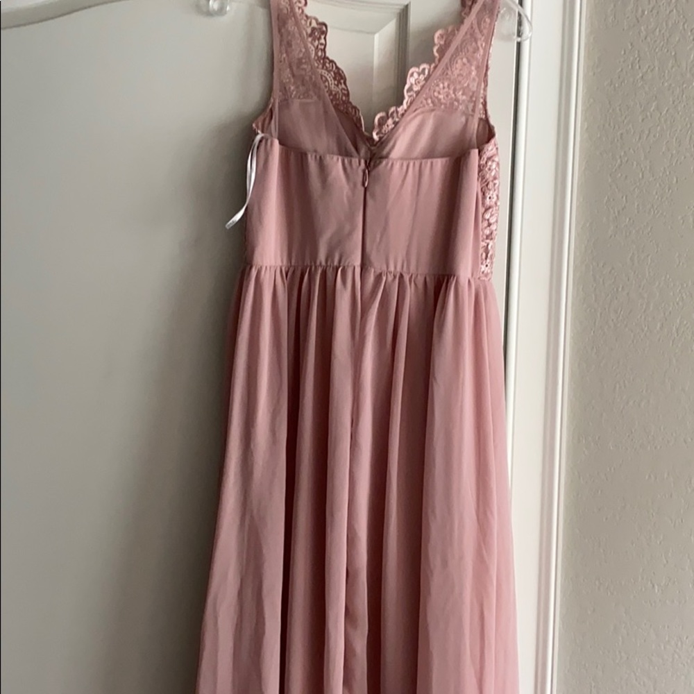 Lulu’s Dusty Lavender Embroidered Maxi Dress - Picture 4 of 10